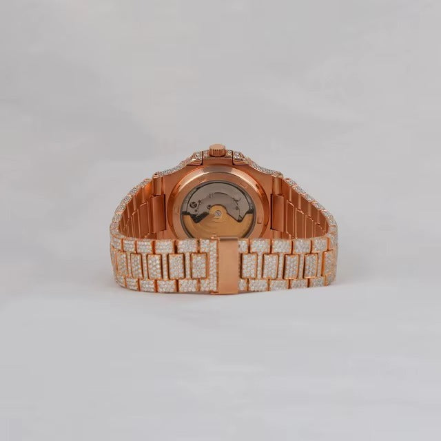 Elvora Luxe Rose Gold Mesh Strap Watch for Women