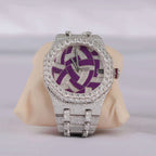 Elvora Elegant White Dial Metal Watch for Men