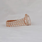 Elvora Luxe Rose Gold Mesh Strap Watch for Women