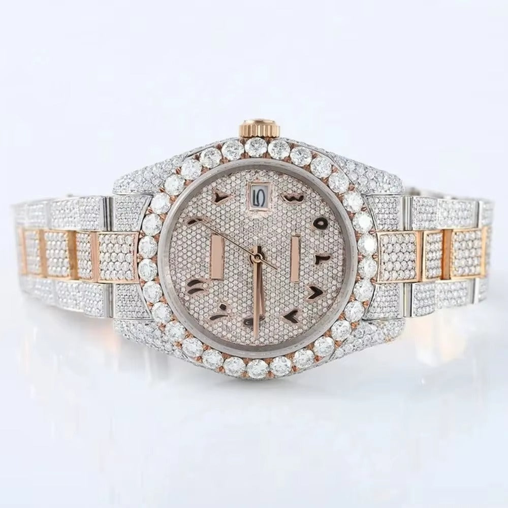 Elvora Fashion Gold Hip Hop Watch for Men