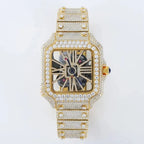 Elvora Green Sunray Dial Watch for Men