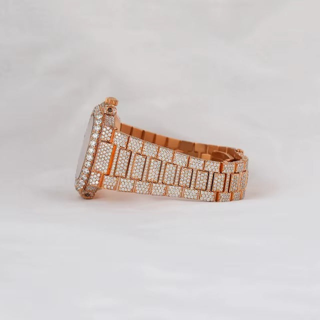 Elvora Luxe Rose Gold Mesh Strap Watch for Women
