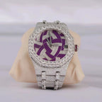 Elvora Minimalist White Mesh Strap Watch