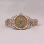 Elvora Luxury White Dial Stainless Steel Watch