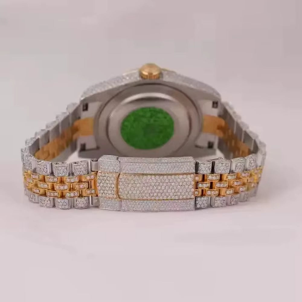 Elvora Luxury White Dial Stainless Steel Watch