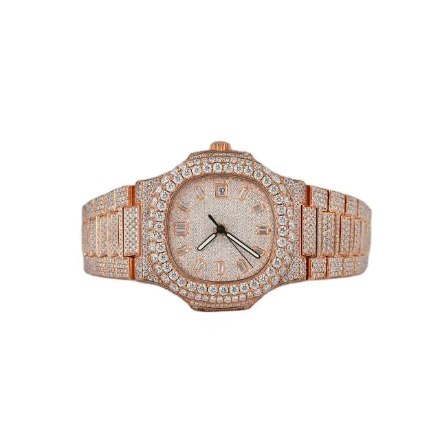 Elvora Luxe Rose Gold Mesh Strap Watch for Women