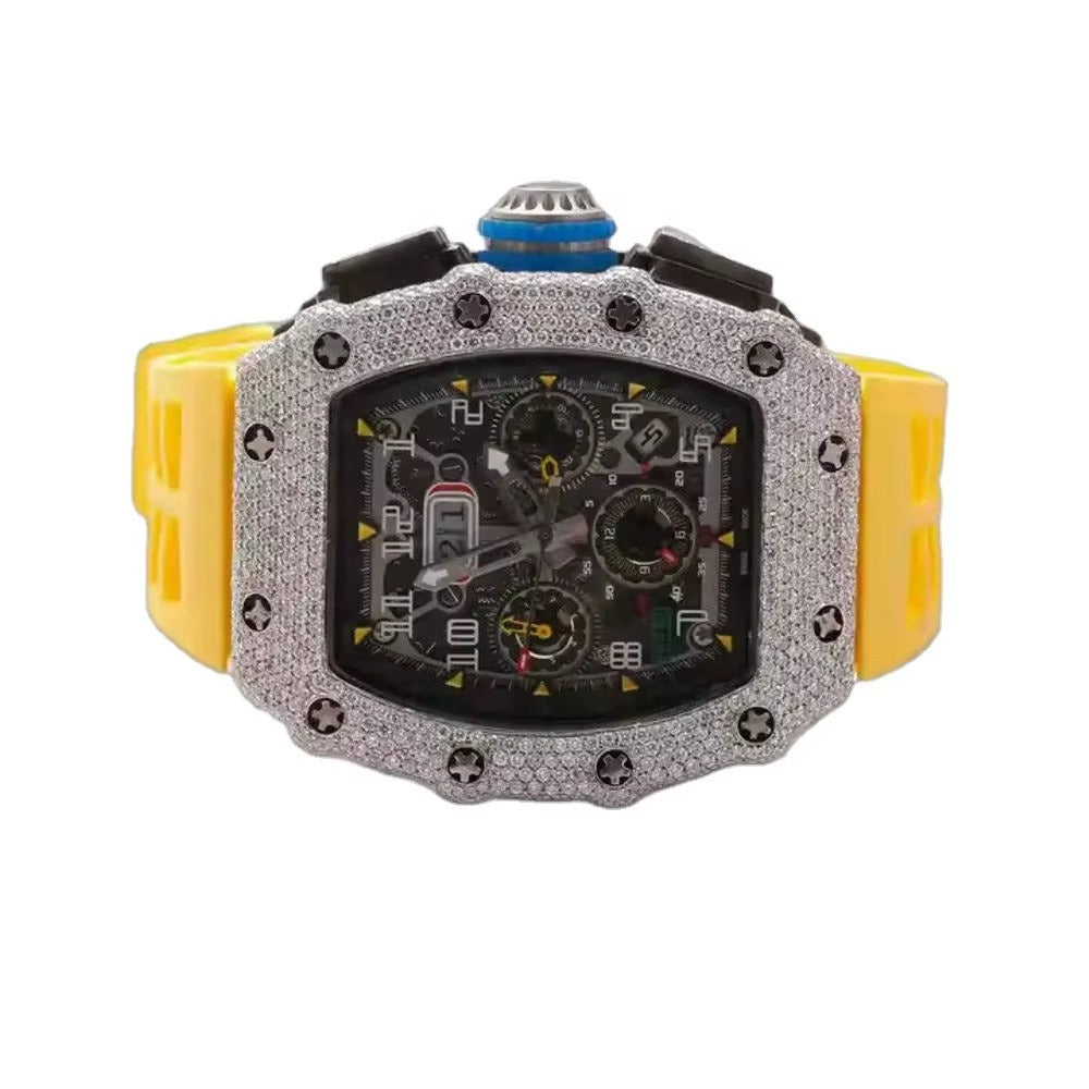 Elvora Navy Blue Dial Luxury Watch for Men